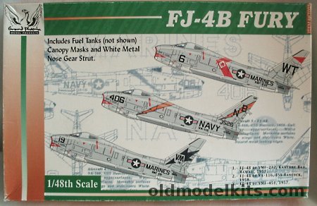 Grand Phoenix 1/48 North American FJ-4B Fury - VMF-232 / VA-116 / VMF-451, KT003 plastic model kit